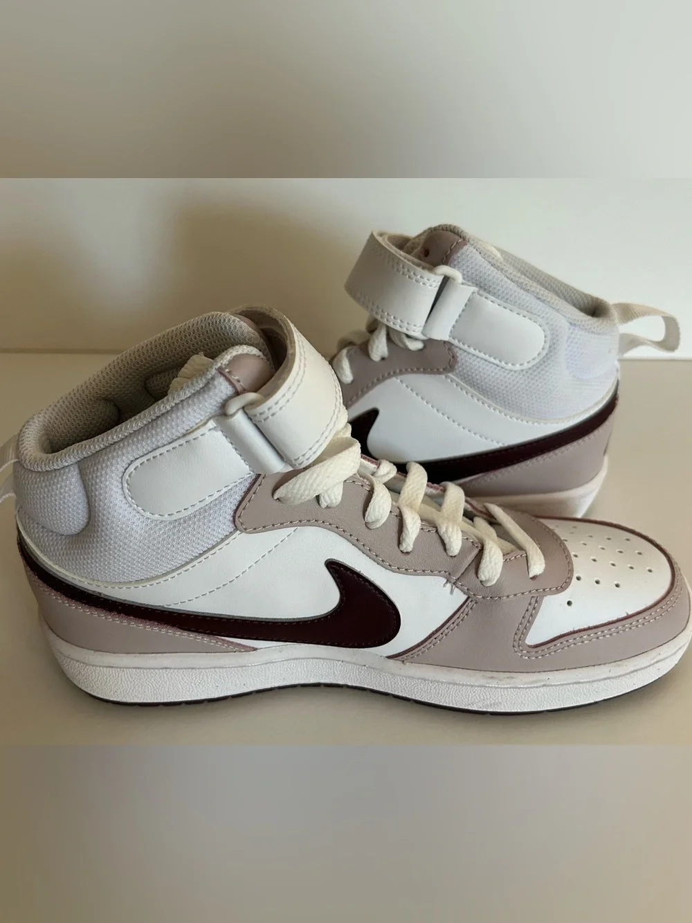 Youth Girls Nike Court Bourough Mid 2-Top Sneakers
